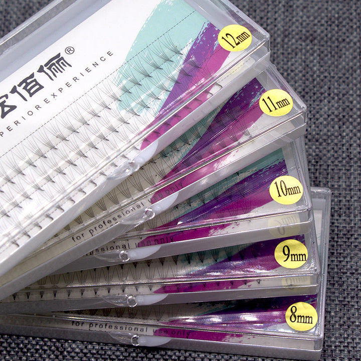 False Eyelash Clusters 0.07mm for Soft Custom Volume
