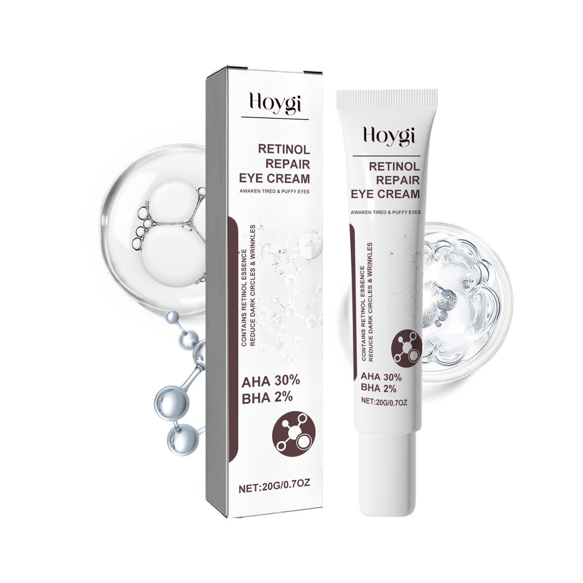 Retinol Repair Eye Cream for Wrinkles, Bags & Dark Circles