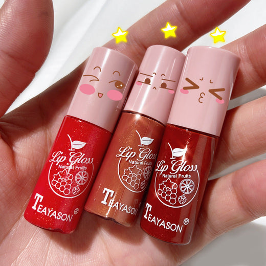 Clear Lip Gloss for Sparkling Glass-Like Lip Shine