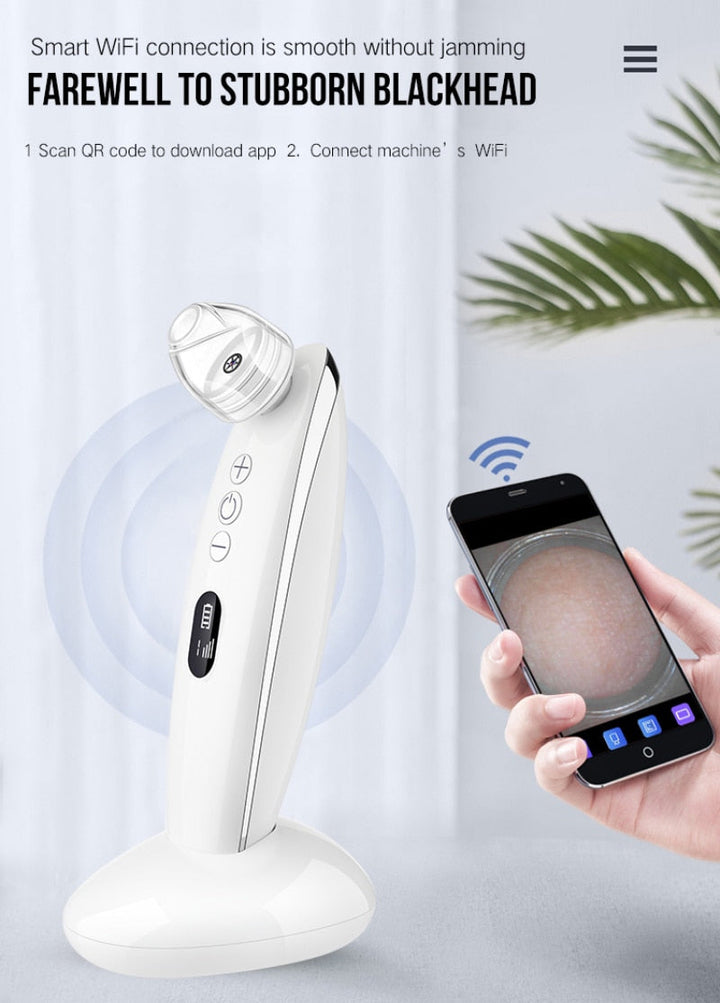 Electric Blackhead Remover with 10x Camera — Visible Pore