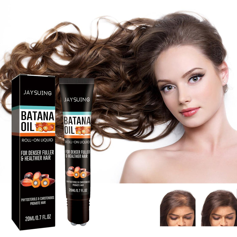 Batana Hair Oil Roll-On for Fuller, Healthier-Looking Hair