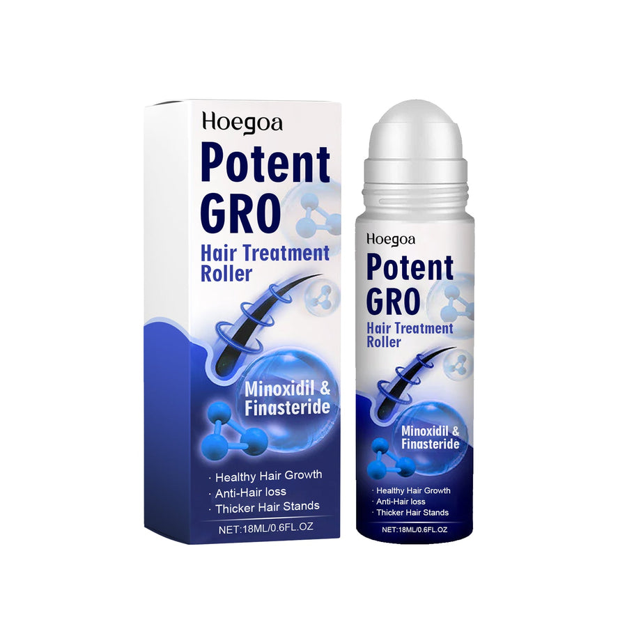 Hair Growth Roller — Minoxidil & Finasteride for Denser Hair