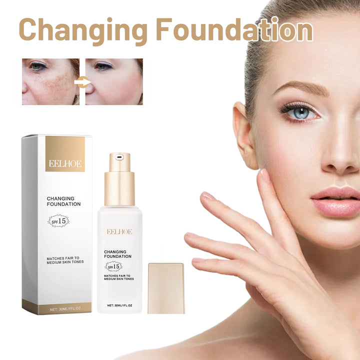 Color-Adapting Foundation for Fair-to-Medium Skin