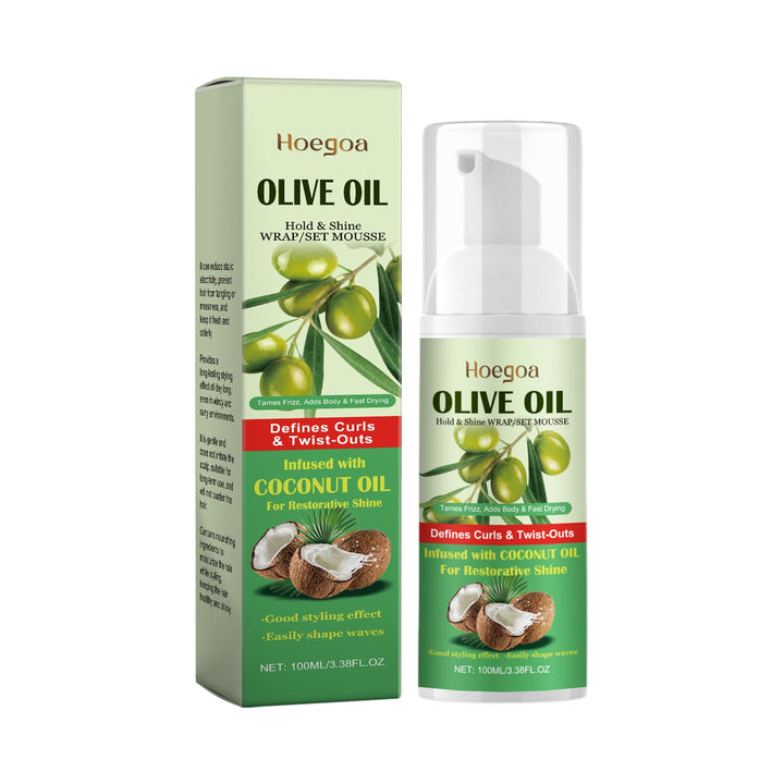 Curl Styling Mousse for Soft Hold, Shine & Definition