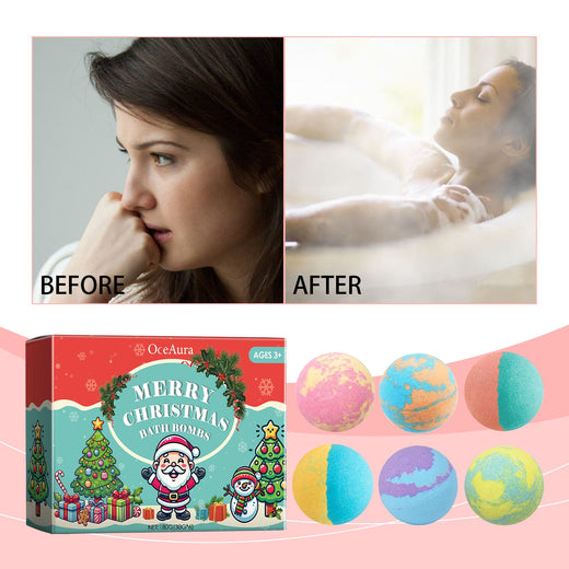 Christmas Bath Bombs for Colorful, Fragrant Bath Soaks
