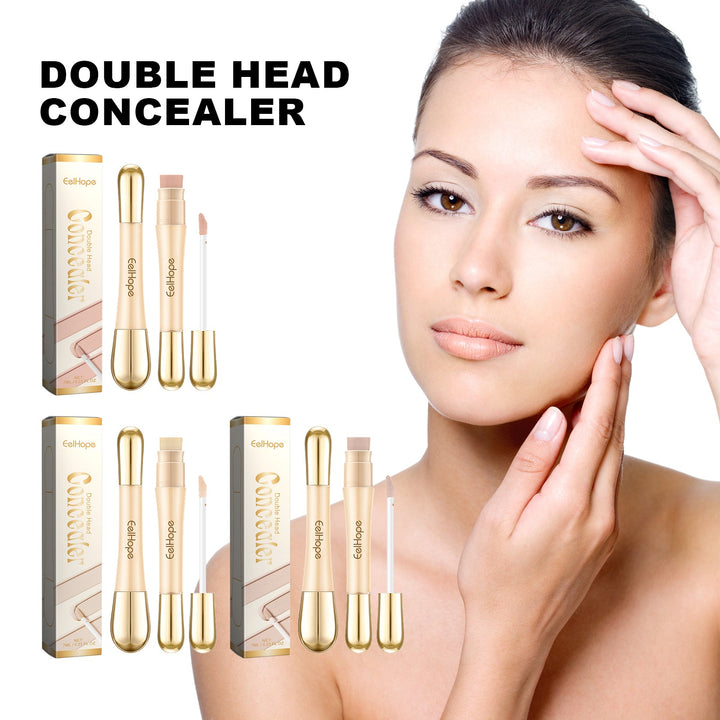 Double Head Concealer for Bright, Targeted Coverage