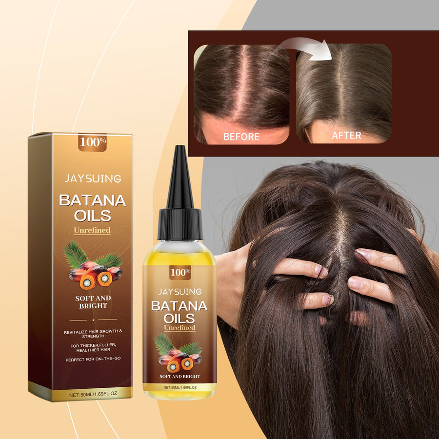 Batana Hair Oil for Shine & Smooth, Non-Greasy Care