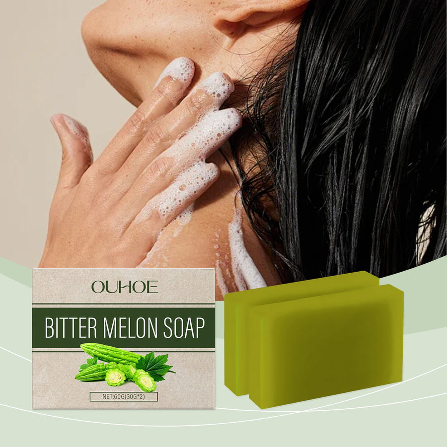 Bitter Melon Soap Bar for Clean, Soft-Looking Skin