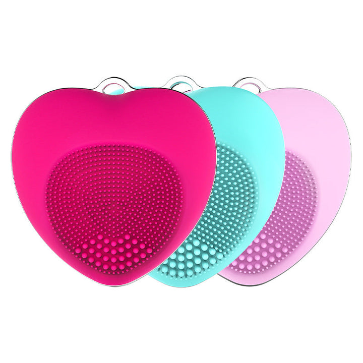 Heart-Shaped Silicone Facial Cleanser — Deep Pore Clean