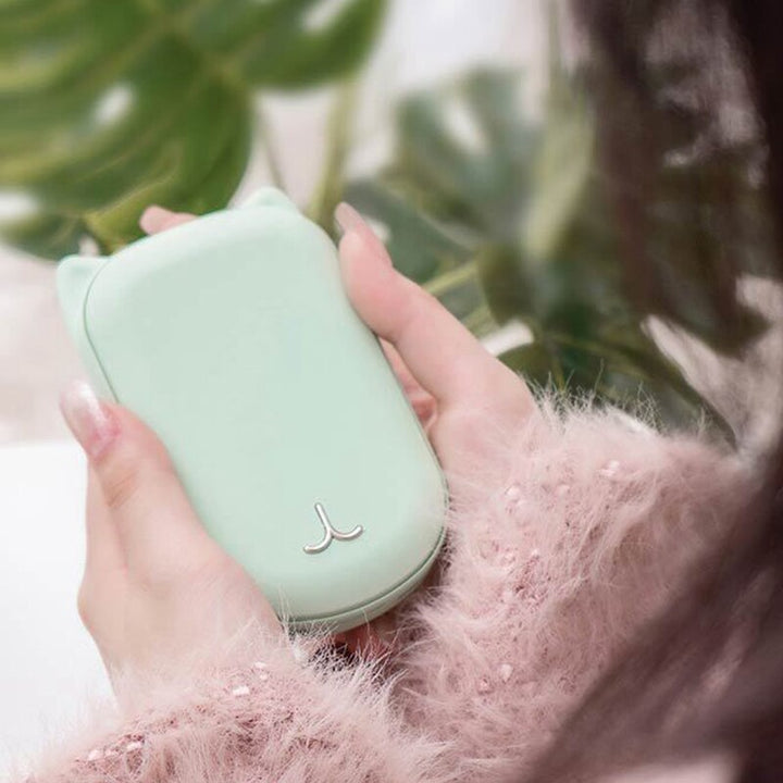 Rechargeable Hand Warmer & Power Bank — Stay Warm and Charged