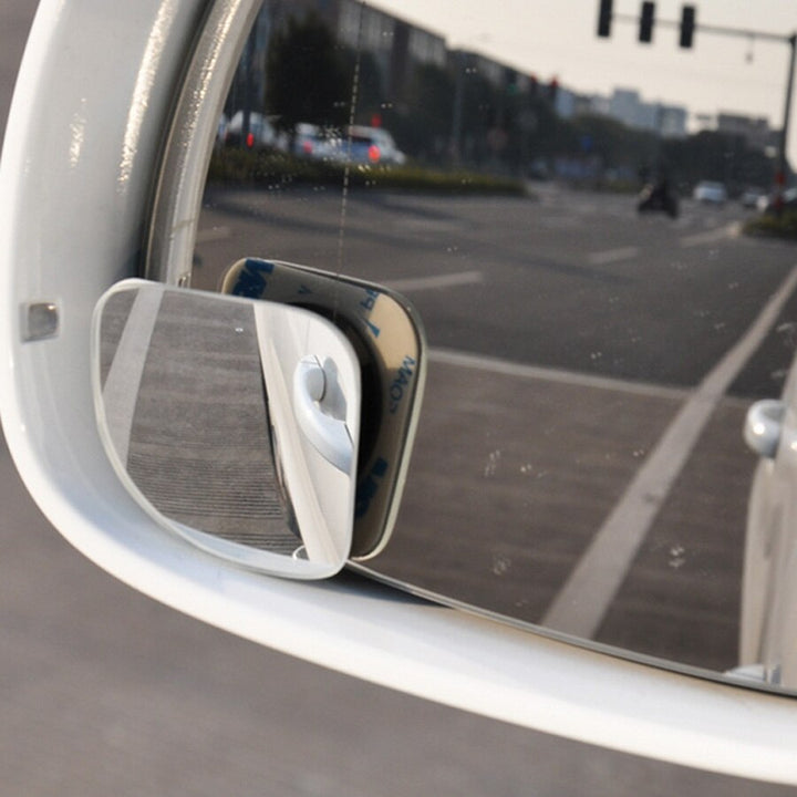 Blind Spot Mirror Set — Wide Angle 5cm Convex Glass