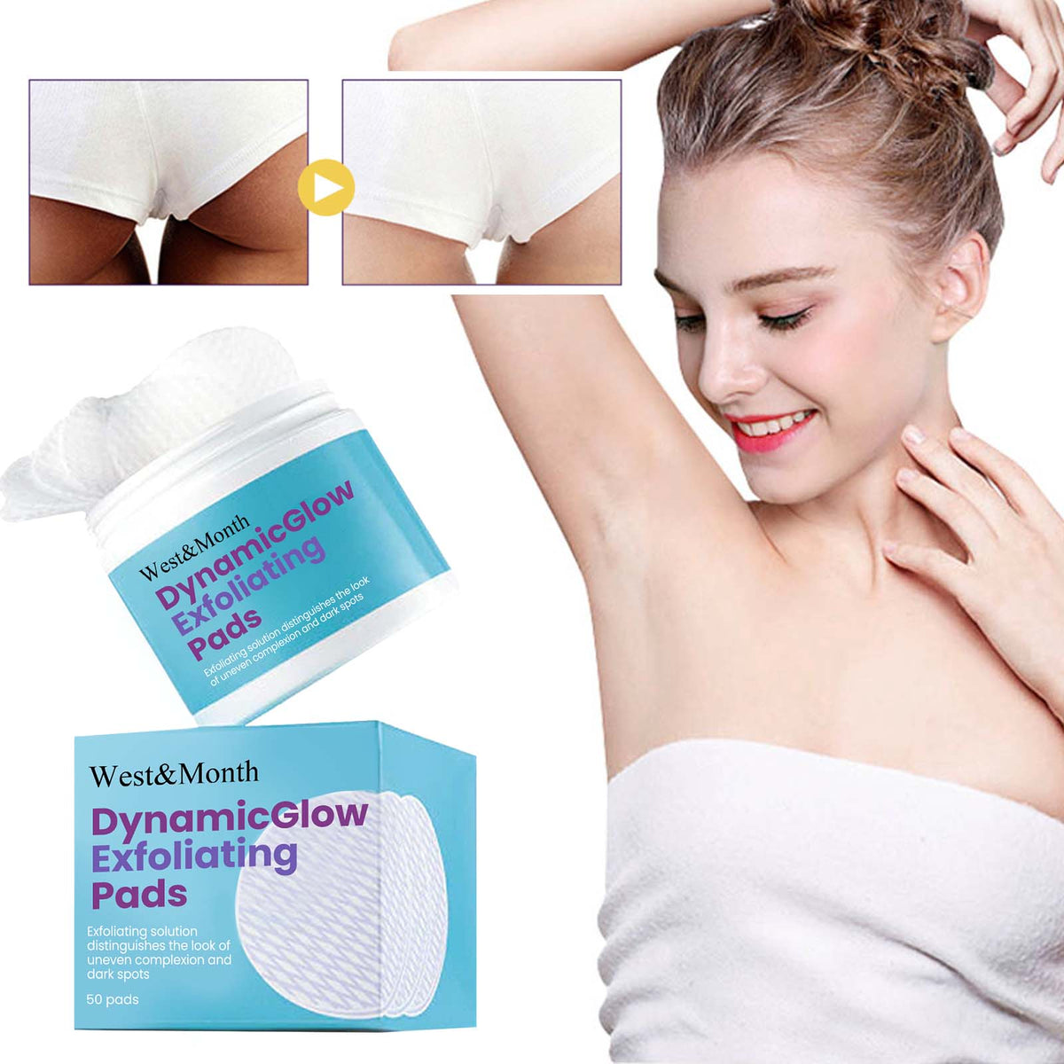 Exfoliating Pads for Dark Spots & Uneven Skin Tone