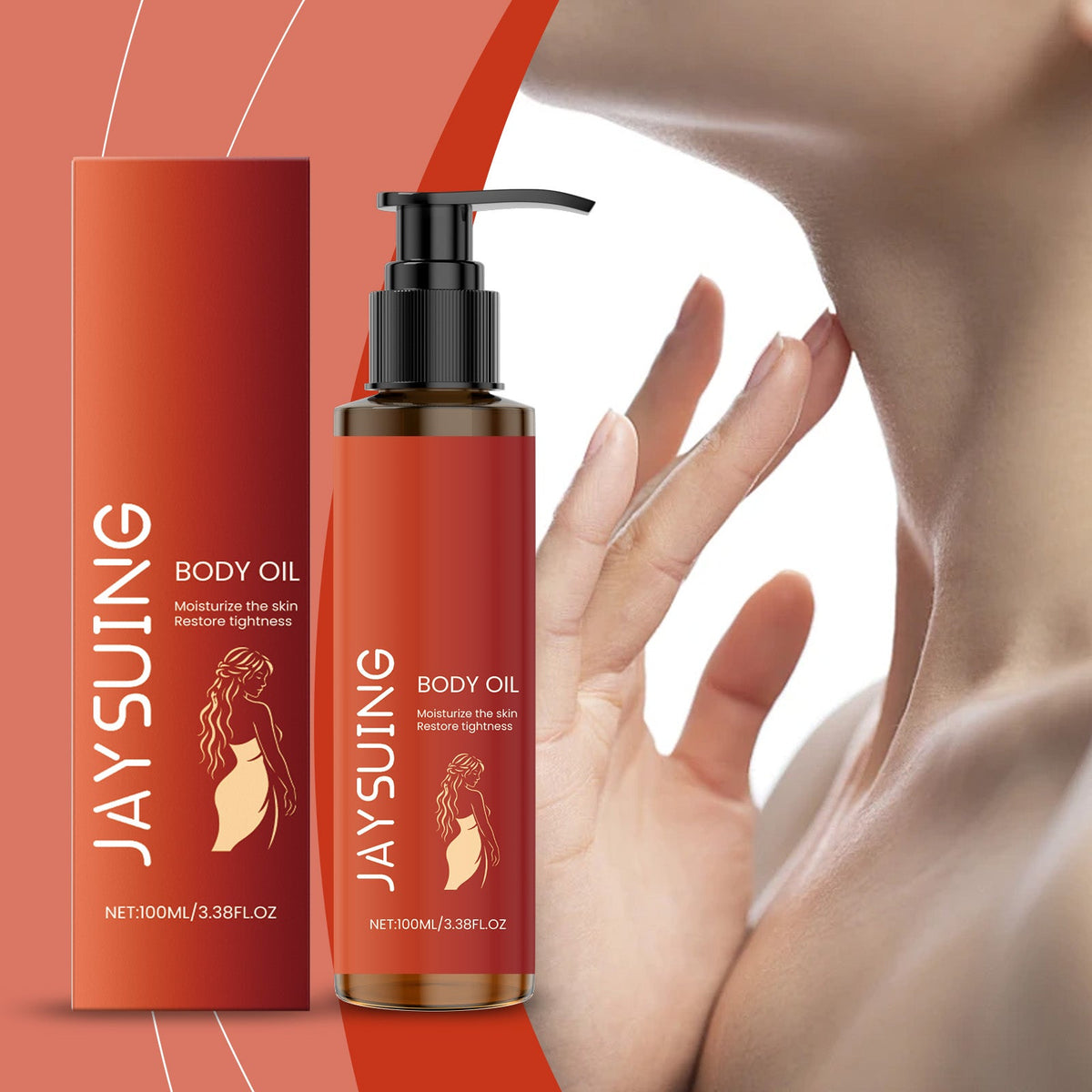 Body Firming Massage Oil for Dry, Tight Skin Relief
