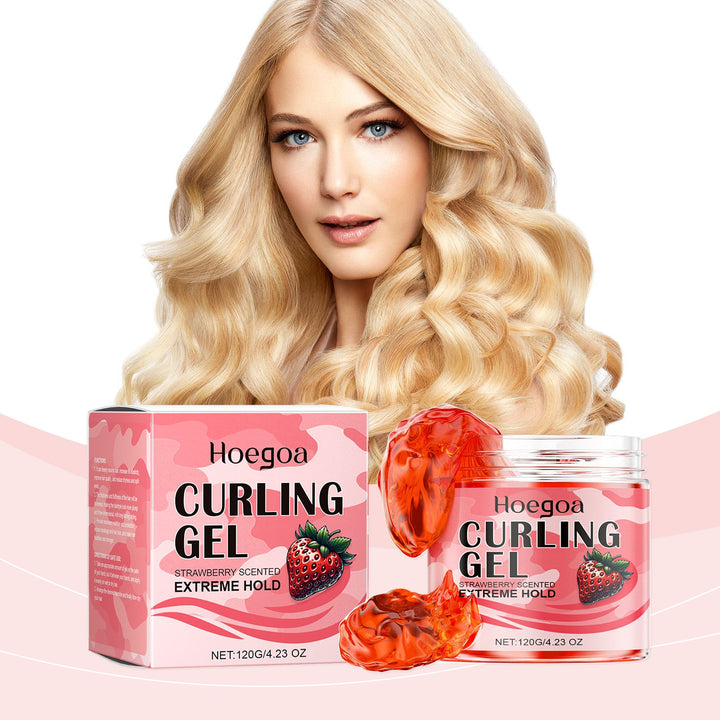 Strawberry Curl Styling Gel for Long-Lasting Volume