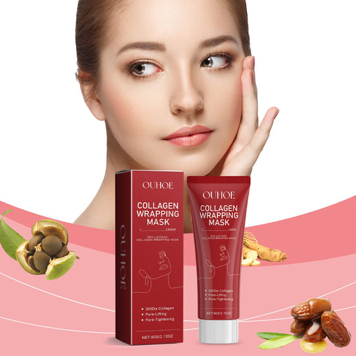 Red Lactose Collagen Mask — Instant Lifting, Firming