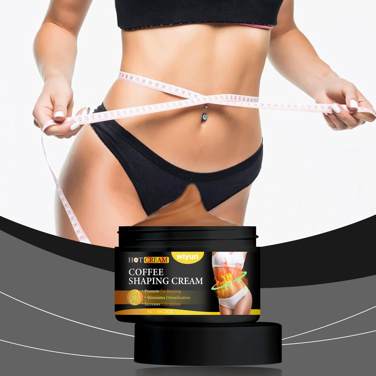 Wiyun Coffee Body Cream for Firming & Cellulite