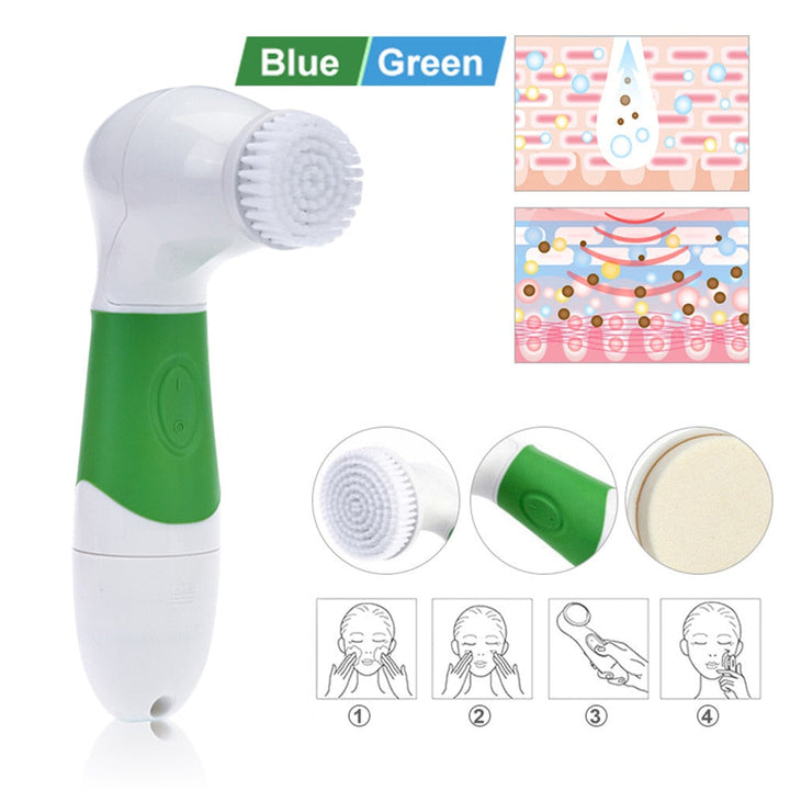7-in-1 Facial Cleansing Brush — Deep Pore Cleaning