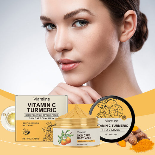 Turmeric Clay Mask — Vitamin C Brightening & Deep Pore