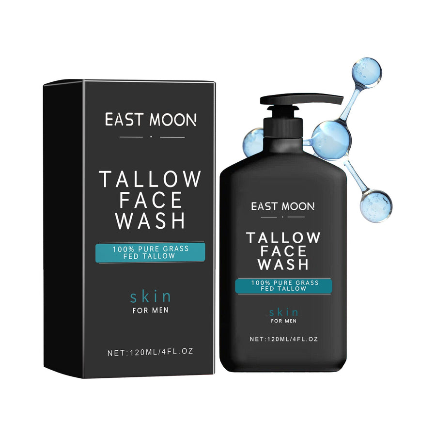 Men's Tallow Face Wash for Clear, Tight Pores