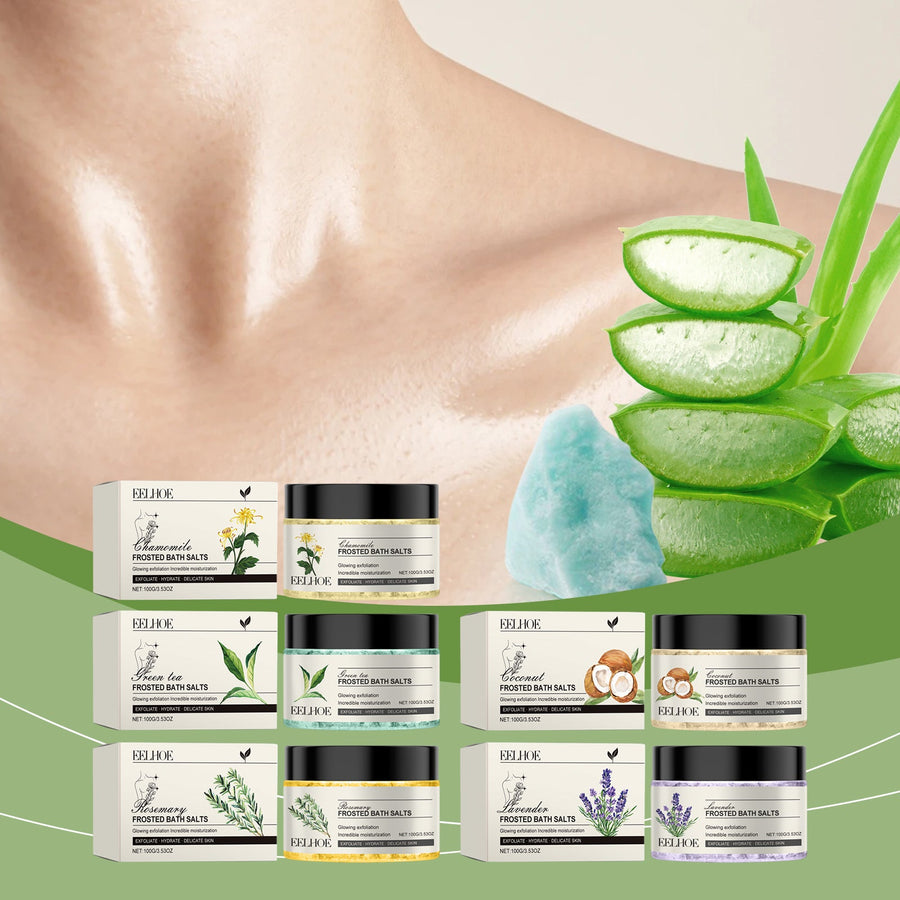 Exfoliating Bath Salts for Soft, Glowing Skin