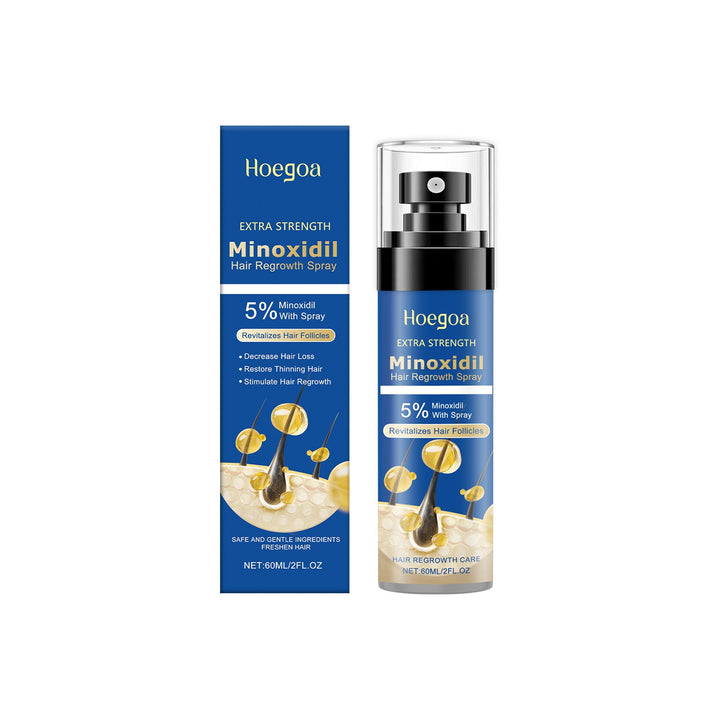 5% Minoxidil Hair Regrowth Spray for Thinning Hair