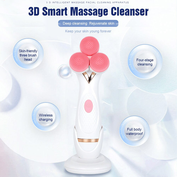 Sonic Facial Cleansing Brush — Deep Pore Cleansing & Acne
