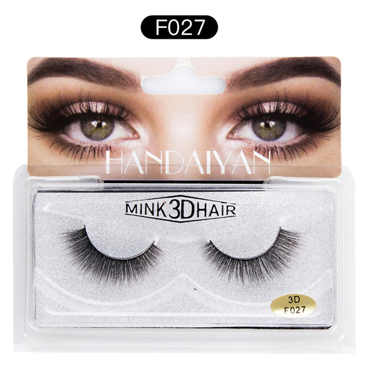 3D False Eyelashes for Dramatic, Curled Eye Volume