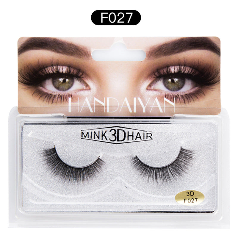 3D False Eyelashes for Dramatic, Curled Eye Volume