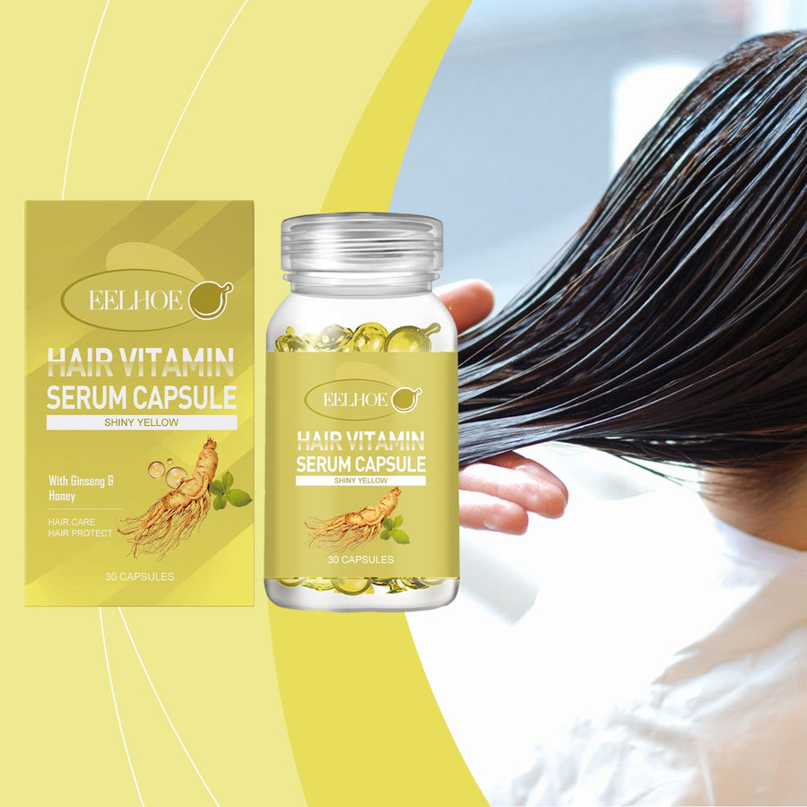 Hair Serum Capsules for Dry, Frizzy Hair, Smooth Shine