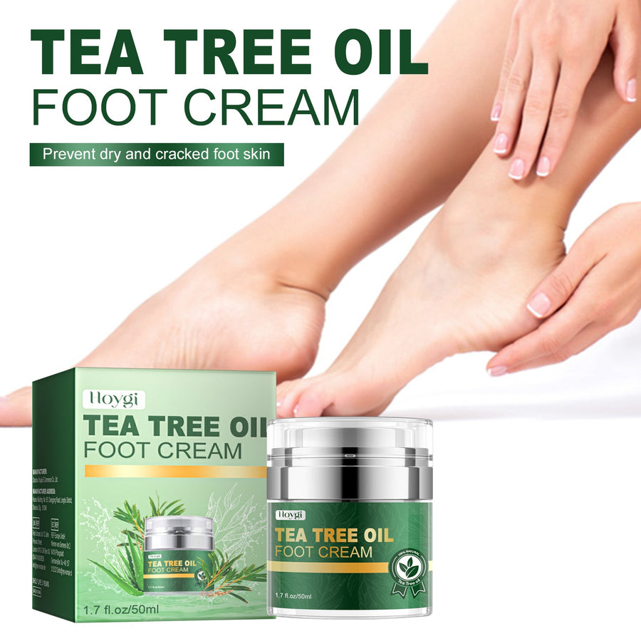 Tea Tree Foot Cream for Softer, Smoother Cracked Heels