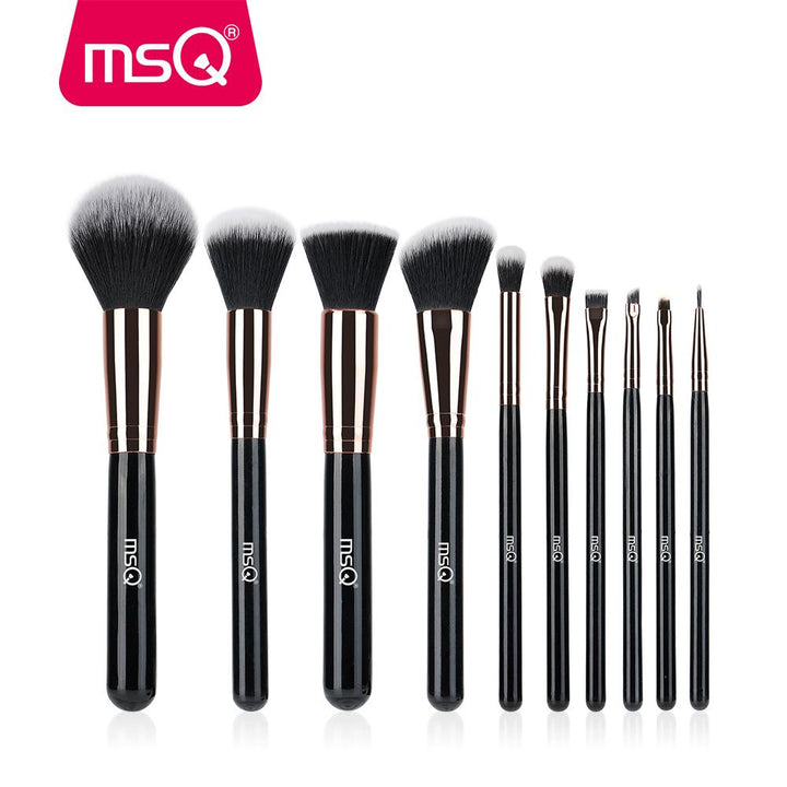 10pc Professional Makeup Brush Set — Airbrushed Finish