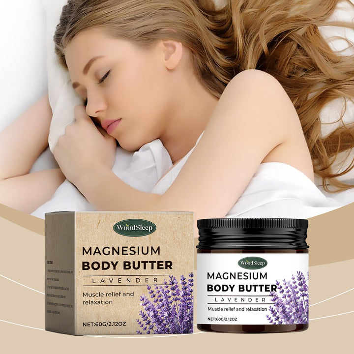 Lavender Magnesium Body Cream for Muscle Relief & Sleep