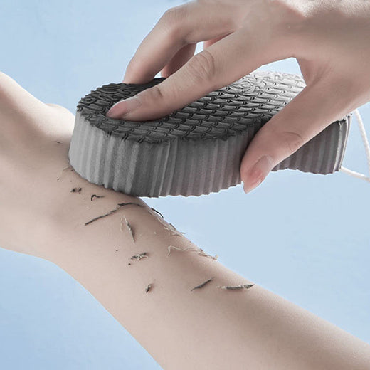Fish Scale Bath Sponge for Gentle Daily Cleansing