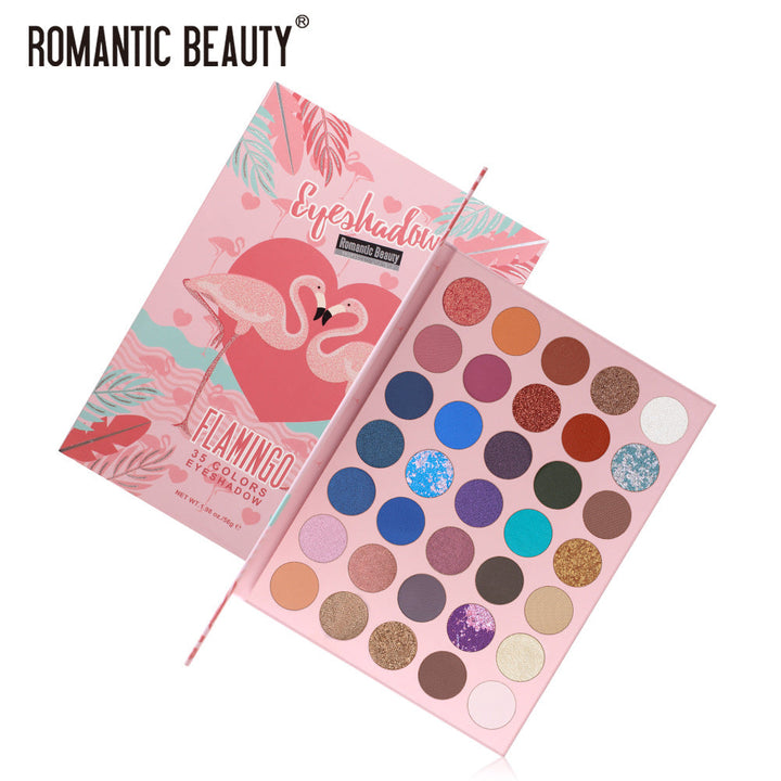 35-Color Eyeshadow Palette for Versatile Eye Looks