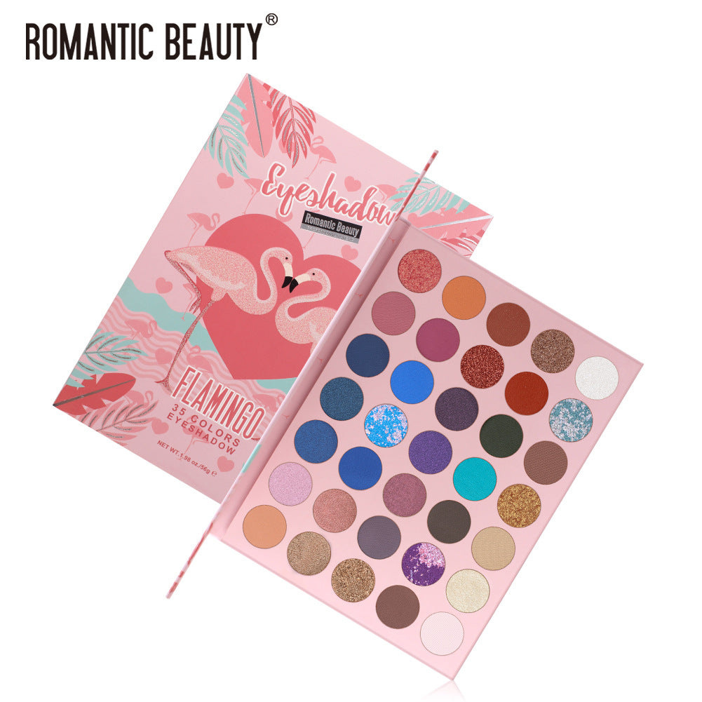 35-Color Eyeshadow Palette for Versatile Eye Looks