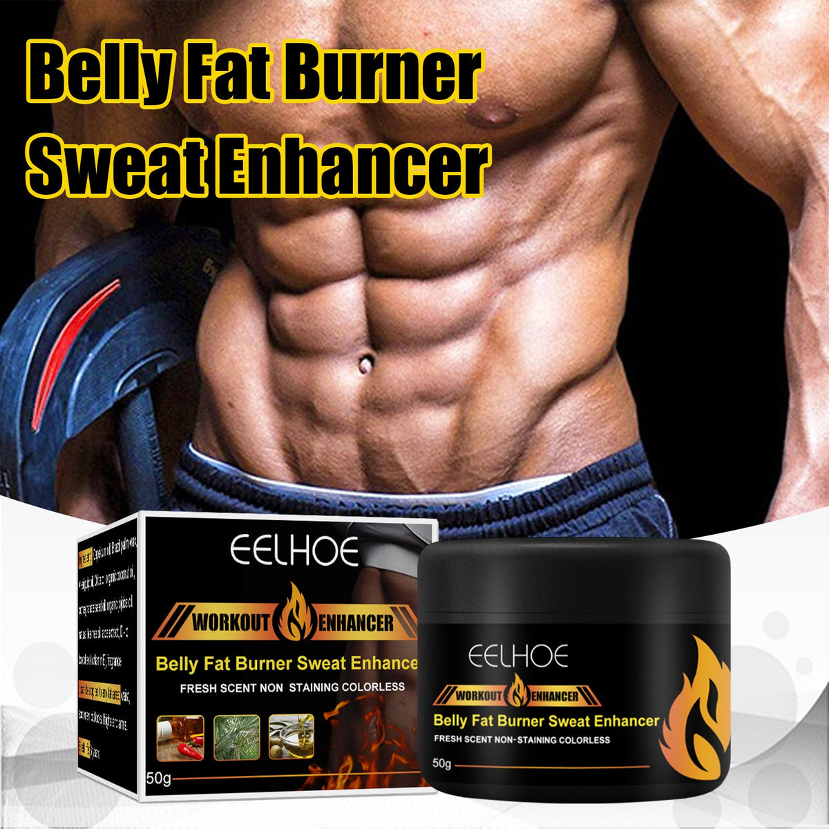 Abs Cream Thermogenic Workout Gel - EELHOE Core Sculpting