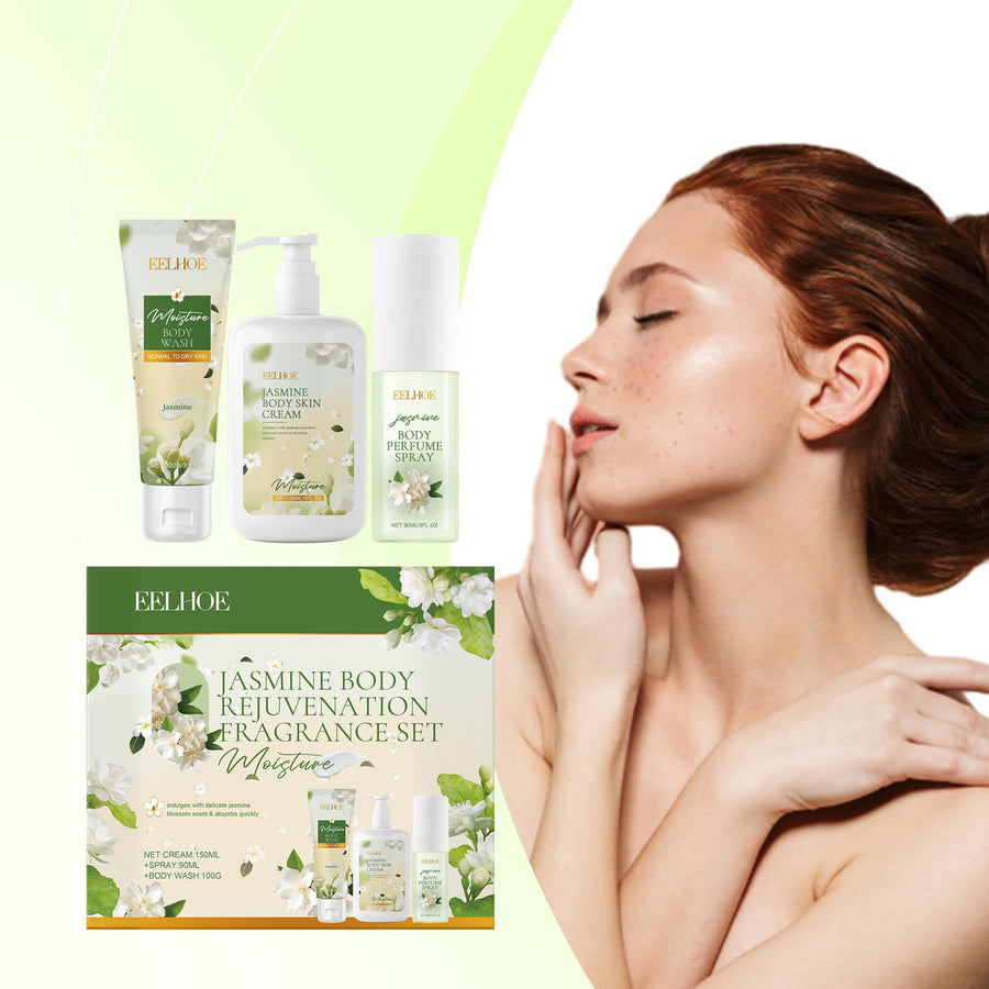 Jasmine Body Care Set – Cleanse, Moisturize & Fragrance