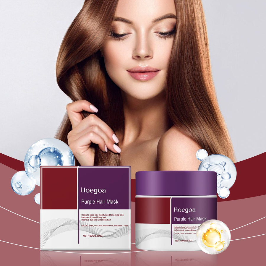 Purple Hair Mask for Deep Nourishment, Shine and Smoothness