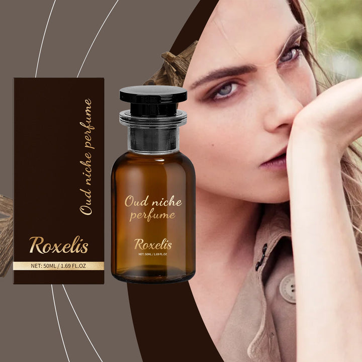 Roxelis Oud Niche Perfume — Warm Agarwood Scent, All‑Day Charm