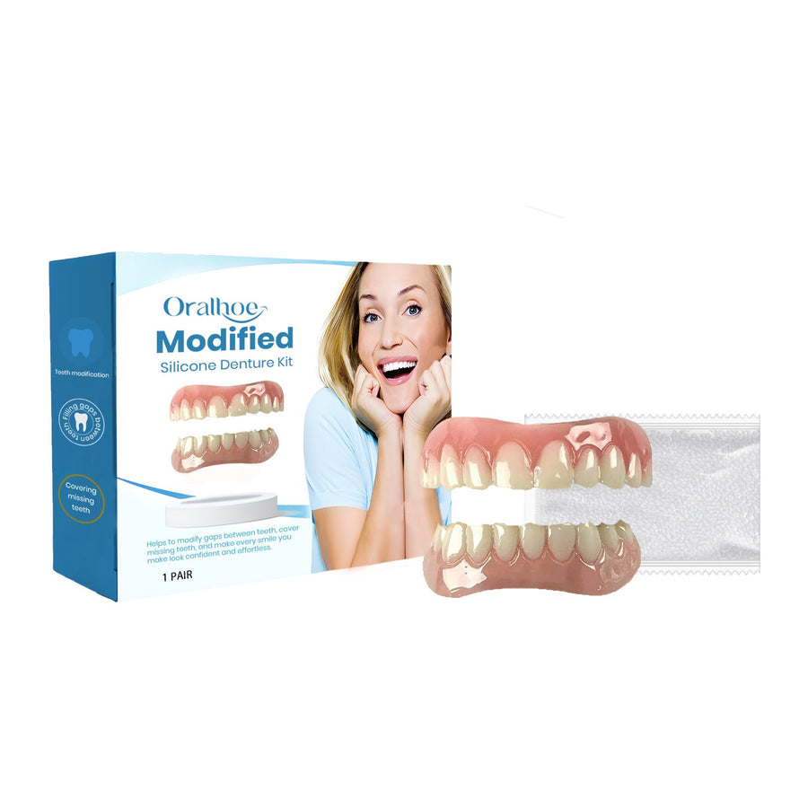 Silicone Dentures for Instant Smile — Cover Gaps, Missing