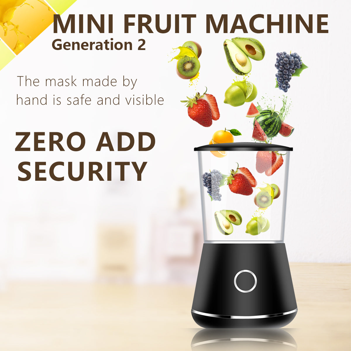DIY Fruit Face Mask Maker — Fresh Custom Blends in 4 Minutes