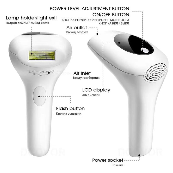 IPL Laser Hair Removal — Permanent Reduction with Ice Cooling