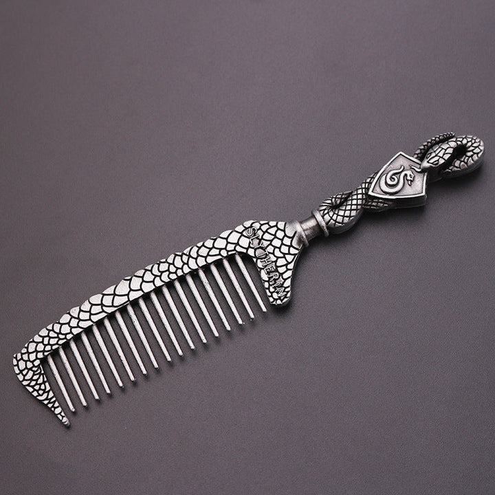 Slytherin Snake Hair Comb — Intricate Metal Collectible