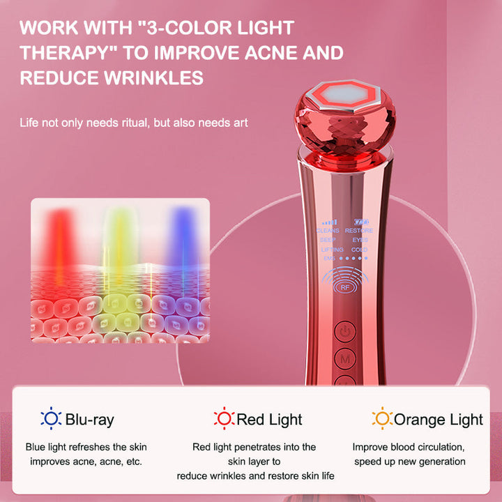 Microcurrent Facial Massager — Visible Lift & Wrinkle