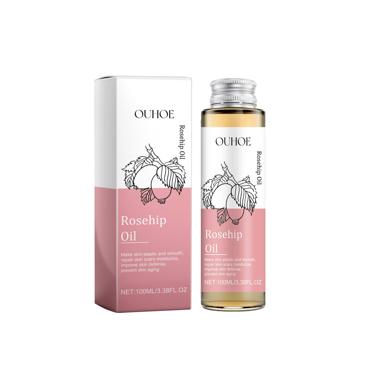 Rosehip Massage Oil for Hydrated, Smoother Skin & Hair