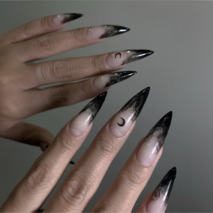Milky Ombre Almond Press-On Nails — Salon-Perfect Gradient