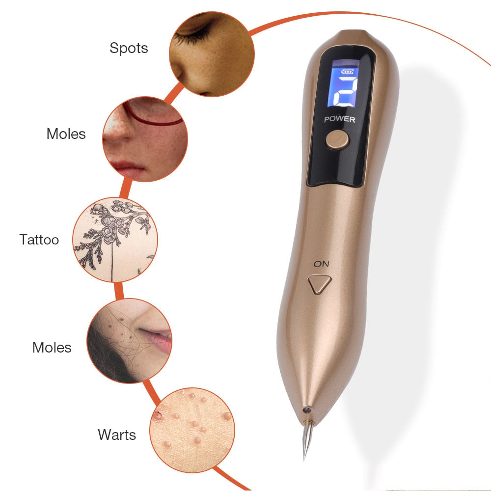 9-Level LCD Plasma Pen for Targeted Cosmetic Spot Care
