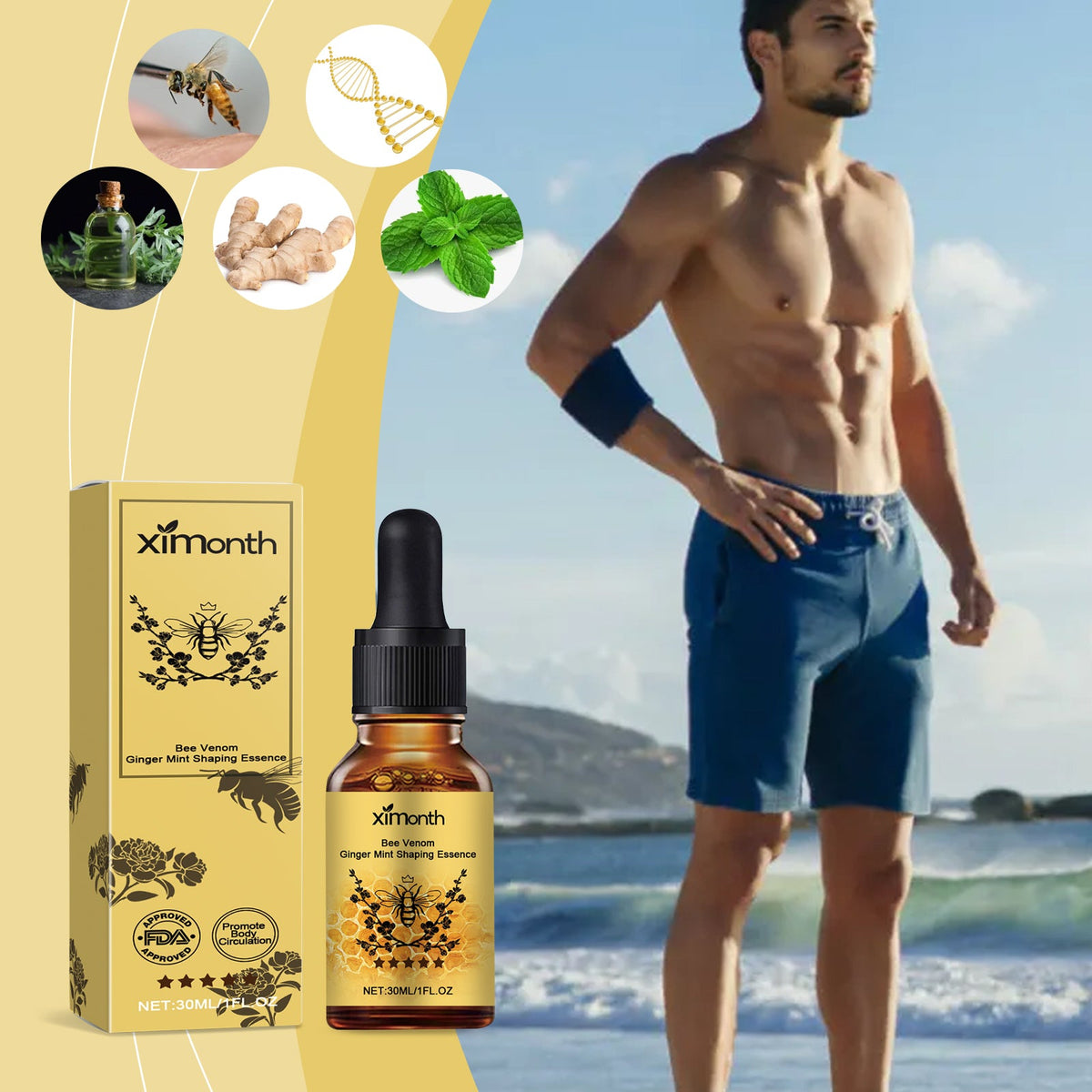 Ginger Mint Body Essence for Firming & Contouring