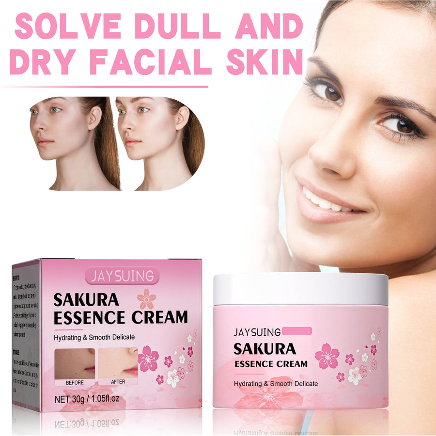 Cherry Essence Face Cream for Dry, Dull Skin Glow