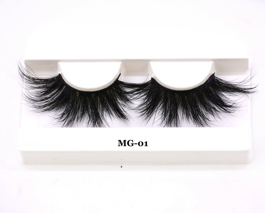 25mm 3D Mink False Eyelashes for Dramatic Volume